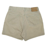 CALVIN KLEIN JEANS Womens Shorts Beige Casual Plain UK 12 W32 Summer Cotton