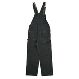 Carhartt Double Knee Overalls - 34W 32L Black Cotton