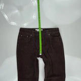 Tommy Hilfiger Boot Cut Pants - 31W US 8 Brown Corduroy