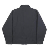 CARHARTT Mens Black Synthetic Zip Jacket L Casual Workwear Outerwear