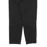 CALVIN KLEIN Womens Black Slim Denim Cotton Blend Trousers W32 L27 Stylish Zip