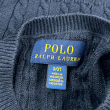 Age 3 Polo By Ralph Lauren Cardigan - 3XS Navy Cotton