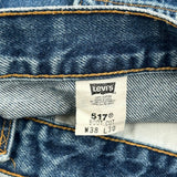 Levis Boot Cut Jeans - 36W 30L Blue Cotton