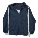 Nike Striped Windbreaker - XL Red Polyester