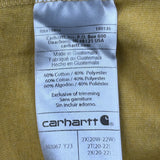 Carhartt T-Shirt - 2XL Yellow Cotton Blend