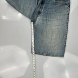 Levis Denim Shorts - 40W 10L Blue Denim