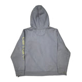 Carhartt Spellout Hoodie - 3XL Gray Cotton Blend