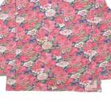 CAMPAIGN SPORT Womens Pink Floral Printed Long Sleeve Round Neck Cotton Blend