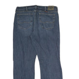 WRANGLER Mens Jeans Blue Regular Straight Denim Medium W36 L30 Classic Zip