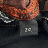 Motorcycles Harley Davidson Graphic Hoodie - 2XL Brown Cotton