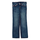 True Religion Contrast Stitch Jeans - 25W US 0 Blue Denim