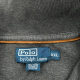 Polo By Ralph Lauren 1/4 Zip - 2XL Grey Cotton