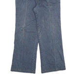 AOSIGE Mens Jeans Blue Regular Bootcut Denim Medium W30 L27 Zip Cotton Blend
