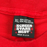 Troop 301 Screen Stars Single Stitch T-Shirt - XL Red Cotton Blend