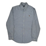 Ralph Lauren Checked Shirt - Medium Blue Cotton