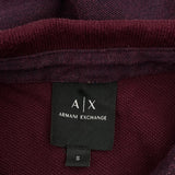 Armani Exchange Polo Shirt - Small Purple Cotton