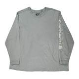 Carhartt Long Sleeve T-Shirt - 2XL Gray Cotton