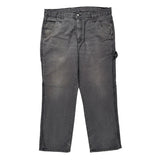 Rk Brand Carpenter Trousers - 36W 30L Grey Cotton