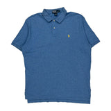 Polo By Ralph Lauren Polo Shirt - Large Blue Cotton