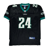 Philadelphia Eagles Reebok Nfl Football Jersey - 2XL Black Polyester