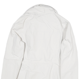THE NORTH FACE Womens White Jacket M Polyester Blend Plain Zip Outdoor Hydent