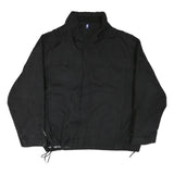 CALVIN KLEIN Mens Black Jacket 2XL Polyester Blend Plain Zip Casual Outerwear