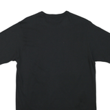 CHAMPION Mens Black Happy Jolly Days Graphic T-Shirt L Short Sleeve Crew Neck