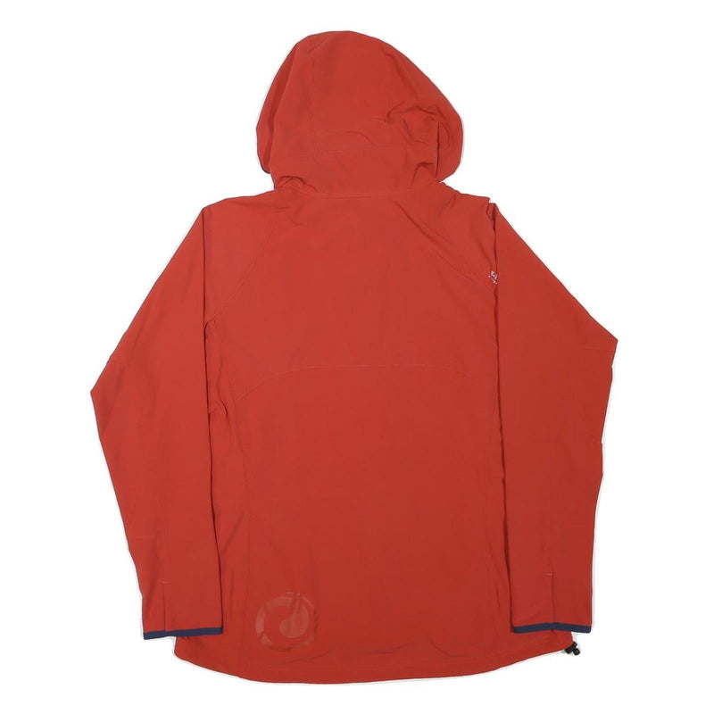 SHERPA Womens Red & Navy Softshell Jacket XL Polyester Blend Hooded Outdoor Zip