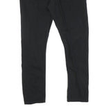 CALVIN KLEIN JEANS Womens Black Regular Cotton Blend Denim W36 L30 Floral Patch