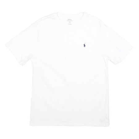 POLO RALPH LAUREN Boys White XL Classic Fit Short Sleeve Crew Neck Cotton