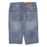 BITSZ Mens Shorts Blue Casual Denim XL W38 Cotton Blend Relaxed Fit