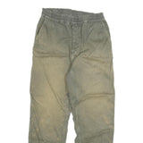 CARHARTT Mens Regular Fit Cotton Blend Beige Trousers W28 L28 Workwear Utility