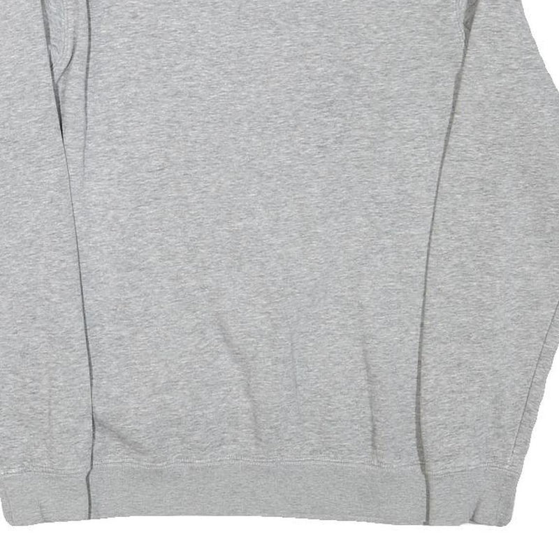 CHAMPION Mens Grey Crew Neck S Cotton Blend Sweatshirt Logo Print Casual
