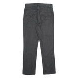 LEVI'S Womens 724 High Rise Straight Big E Jeans Grey Regular Straight Denim W31