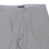 TOMMY HILFIGER Mens Shorts Grey XL W36 Classic Cotton Blend Casual