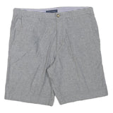 TOMMY HILFIGER Mens Shorts Grey XL W36 Classic Cotton Blend Casual