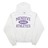 CHAMPION Mens White Mendive Magic Athletics Pullover Hoodie M Casual Sportswear