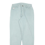 WRANGLER Womens Jeans Blue Relaxed Straight Denim Light W20 L29 Classic Fit