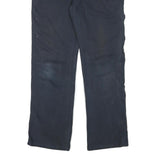 DICKIES Mens Cotton Blend Blue Regular Straight Trousers W34 L31 Workwear
