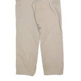 CARHARTT Mens Cotton Blend Beige Relaxed Straight Trousers W34 L34 Workwear