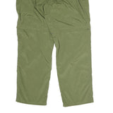 MAMMUT Mens Cotton Olive Relaxed Straight Trousers W34 L28 Casual Outdoor Zip