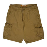 Lee Cargo Shorts - 32W 10L Brown Cotton