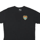 IN N OUT Mens Black XL Graphic T-Shirt Short Sleeve Crew Neck Summer Print