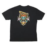 IN N OUT Mens Black XL Graphic T-Shirt Short Sleeve Crew Neck Summer Print