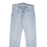 LEVI'S Mens Slim Light Blue Denim Jeans W29 L32 Classic Zip Closure