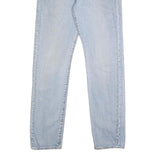 LEVI'S Mens Slim Light Blue Denim Jeans W29 L32 Classic Zip Closure