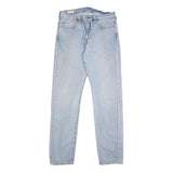 LEVI'S Mens Slim Light Blue Denim Jeans W29 L32 Classic Zip Closure