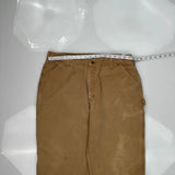 Carhartt Carpenter Pants - 35W 34L Brown Cotton
