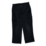 Dickies Cargo Trousers - 31W 30L Black Cotton