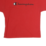 CHAMPION Mens Red Graphic T-Shirt XL Short Sleeve Crew Neck Cotton Casual